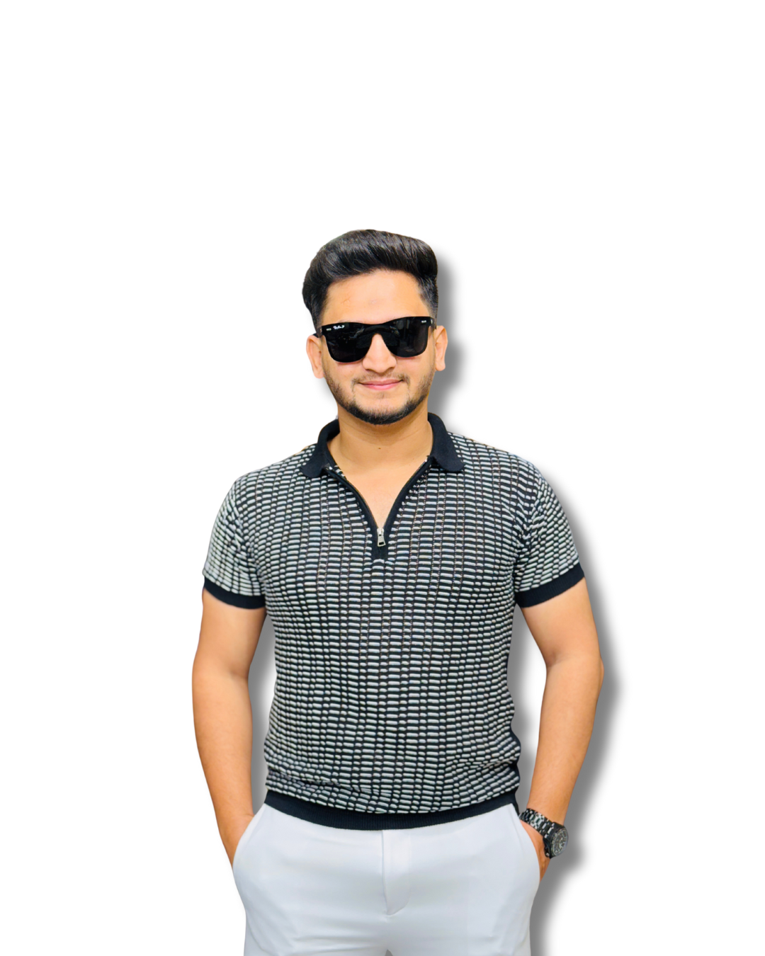 Classic Zip Polo Tee