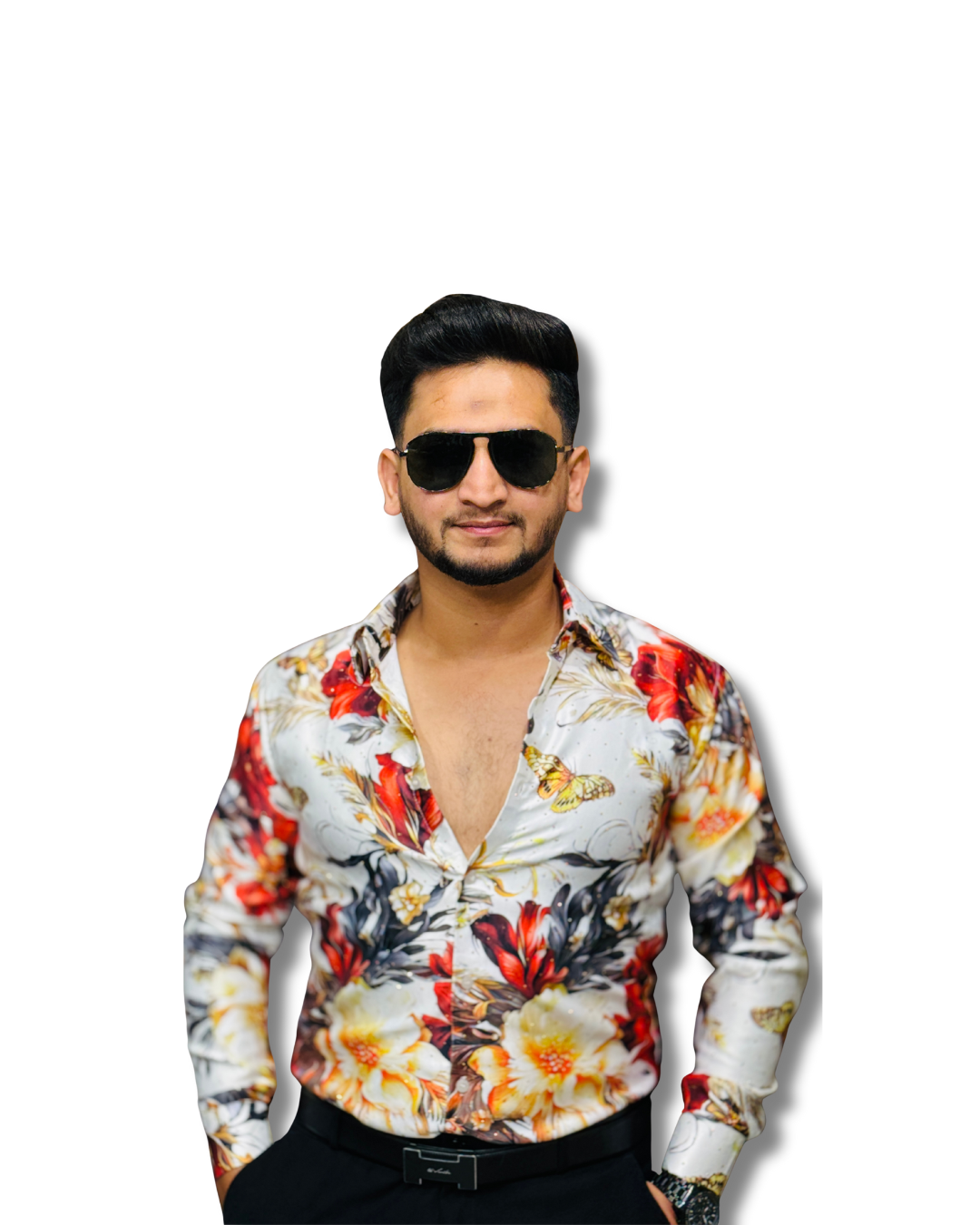 Vibrant Floral Luxe Shirt